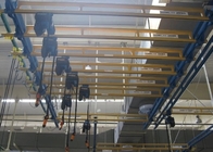 1000kgs To 3200kgs KBK Rail Crane System Suspension Modular Light Crane